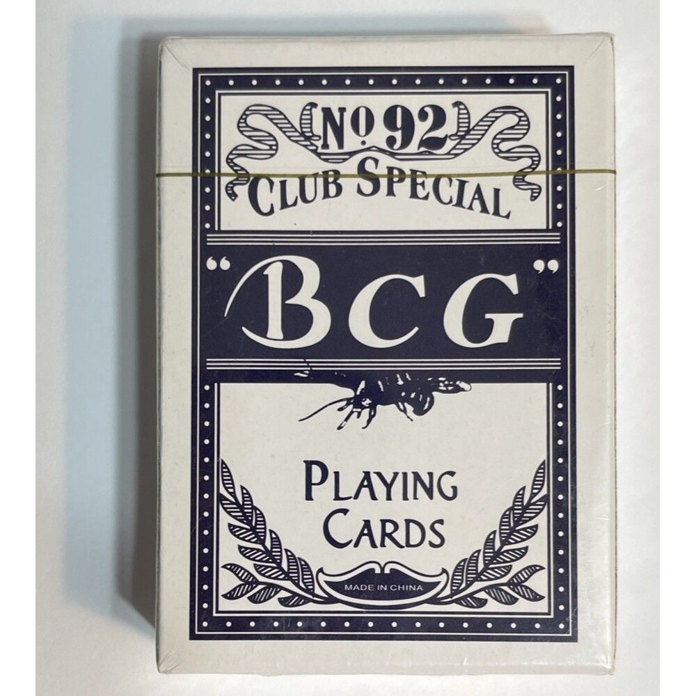 BCG No. 92 Club Special Extra Selected Poker Playing Cards New Sealed Deck